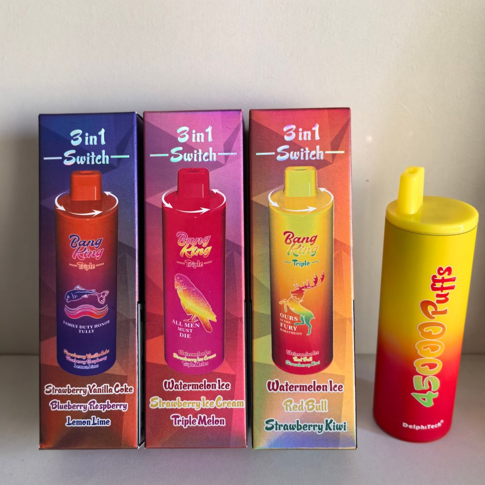 BANG KING 45000 PUFFS | 45000 Puffs Disposable Vape | Triple Flavors Electronic Cigarette | 3 in 1 Triple Vaper