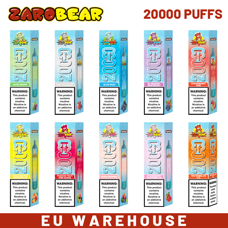 ZAROBEAR Randm Tornado 20000 PUFFS Electronic Cigarette | EU Warehouse Free Shipping 2-5 Days Delivery | Fumot 15K | Smart Screen Screen | Wholesale Disposable Vape