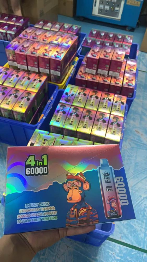 BANG KING 60000 PUFFS | Puff 60K Disposable Vape | Four Flavors Electronic Cigarette | 4 in 1 Twins Vaper