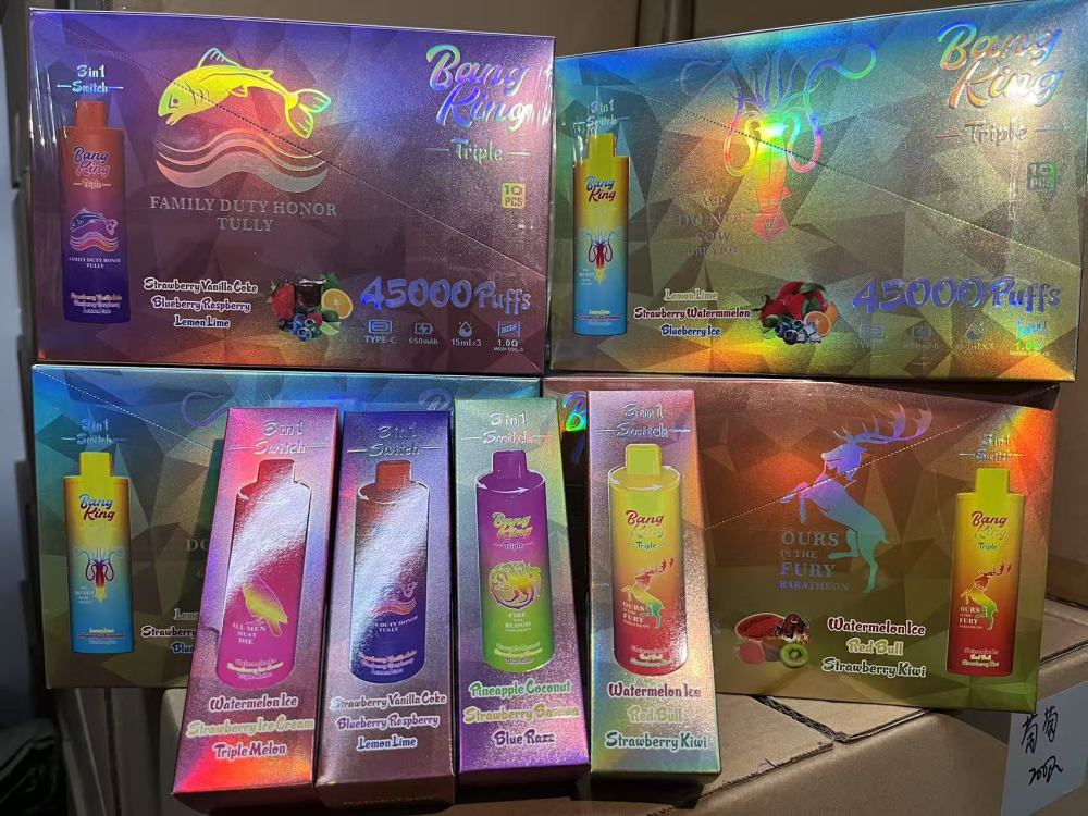 BANG KING 45000 PUFFS | 45000 Puffs Disposable Vape | Triple Flavors Electronic Cigarette | 3 in 1 Triple Vaper