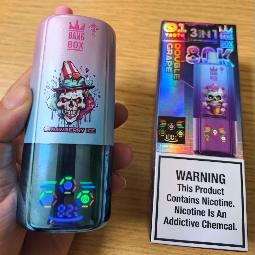Bang Box 80K Puffs Triple Flavors Vape 3 in 1 E-cigarette 80000 Puff Disposable