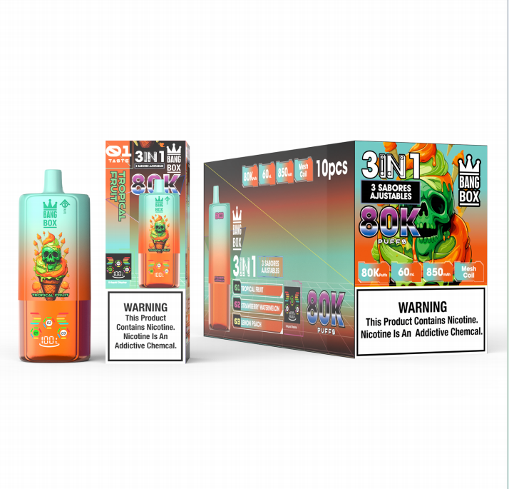 Bang Box 80K Puffs Triple Flavors Vape 3 in 1 E-cigarette 80000 Puff Disposable