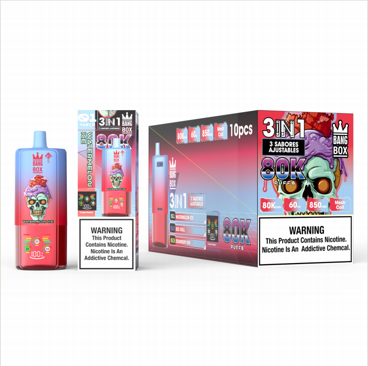 Bang Box 80K Puffs Triple Flavors Vape 3 in 1 E-cigarette 80000 Puff Disposable