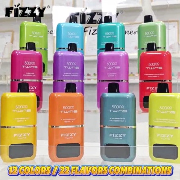 Fizzy Twins 2in1 Vape 50000 Puffs – Refreshing Dual Flavor Disposable Vape