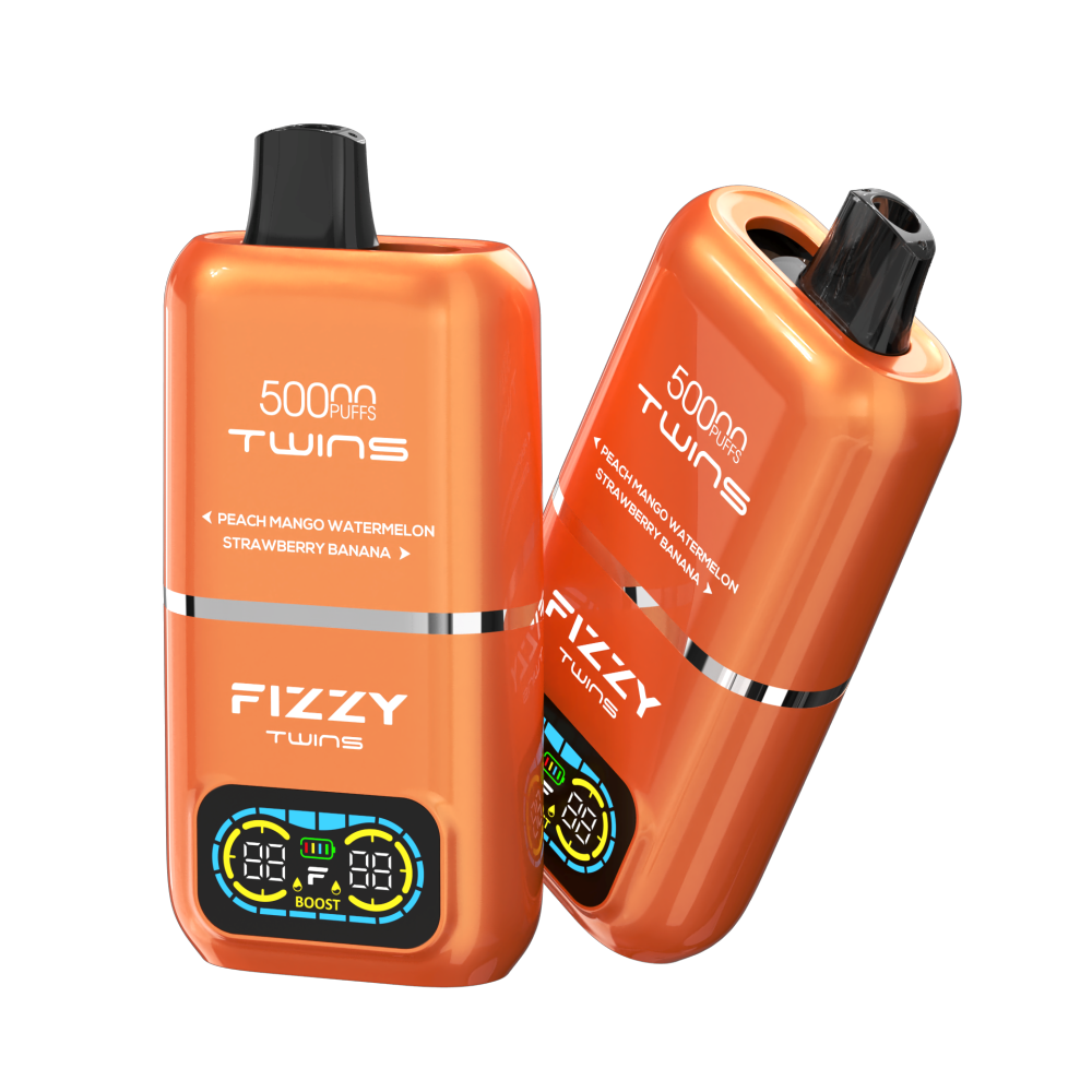 Fizzy Twins 2in1 Vape 50000 Puffs – Refreshing Dual Flavor Disposable Vape