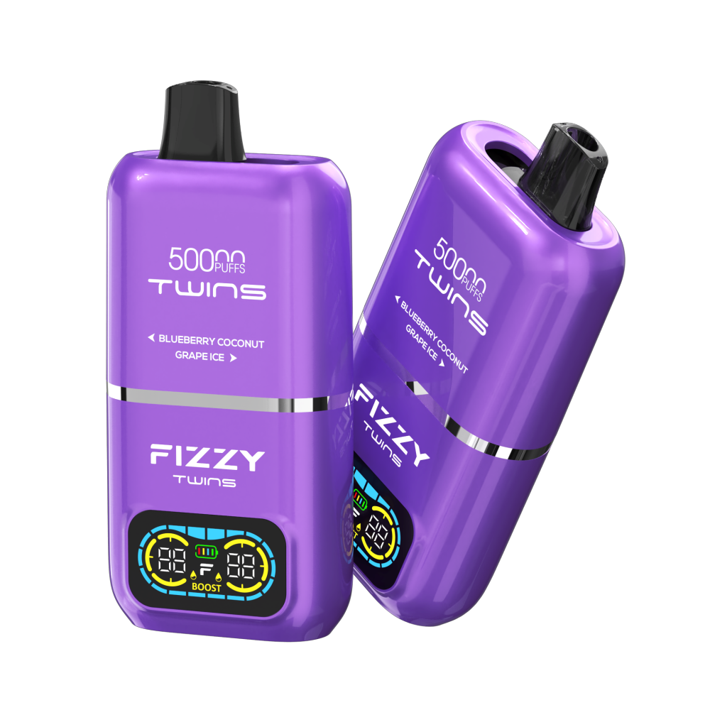 Fizzy Twins 2in1 Vape 50000 Puffs – Refreshing Dual Flavor Disposable Vape