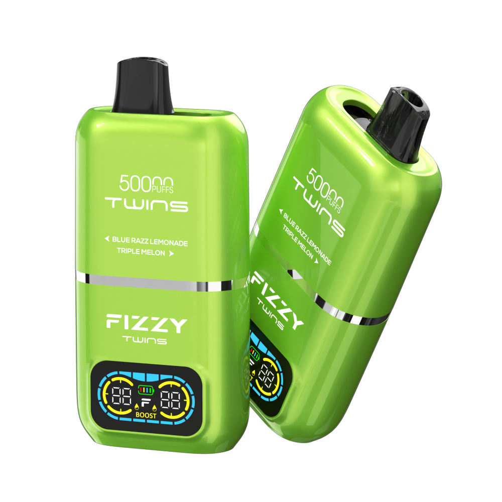 Fizzy Twins 2in1 Vape 50000 Puffs – Refreshing Dual Flavor Disposable Vape