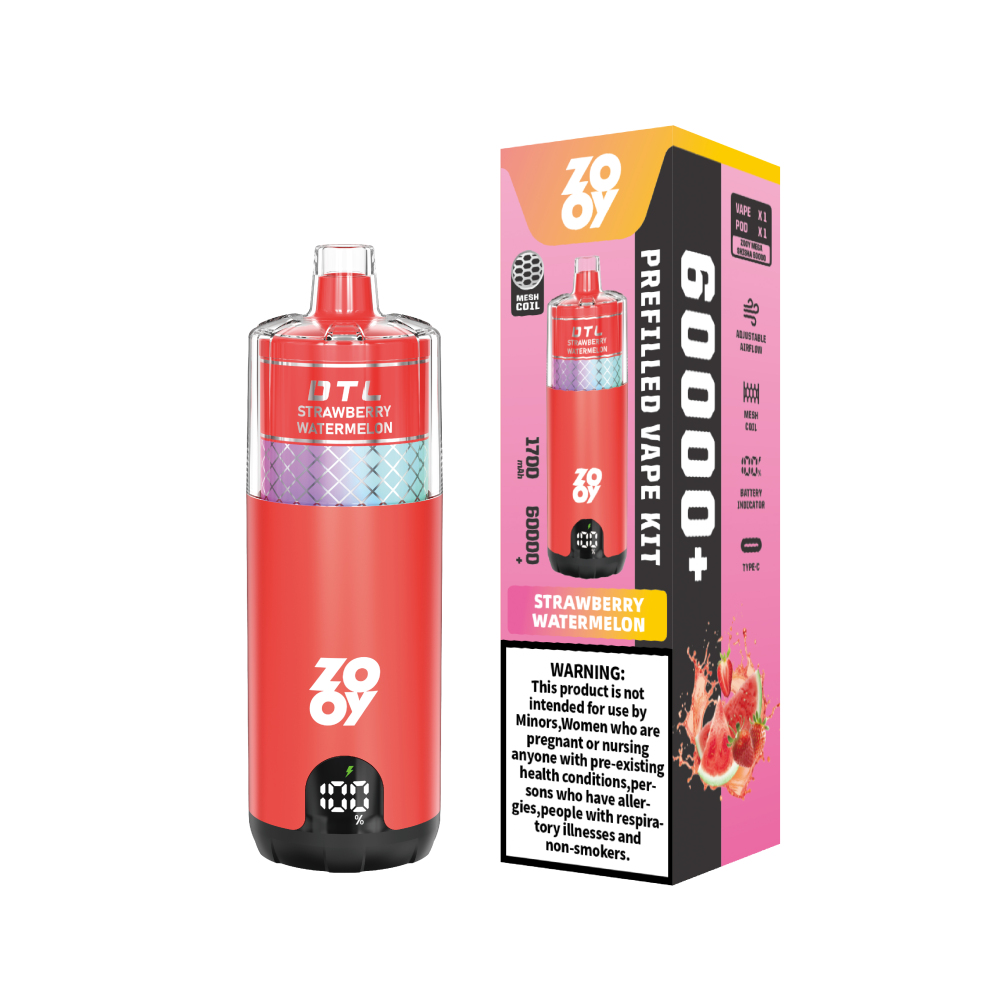 EU Warehouse 3-5 Days Delivery Zooy MEGA 60000 Puffs Pod Kit DTL Shisha Hookah Flavor Vaper