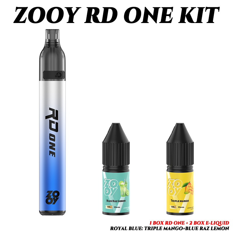 ZOOY RD One Rechargeable Refillable 2ml Pod Kit Replaceable Disposable Vape EU Warehouse Shipping