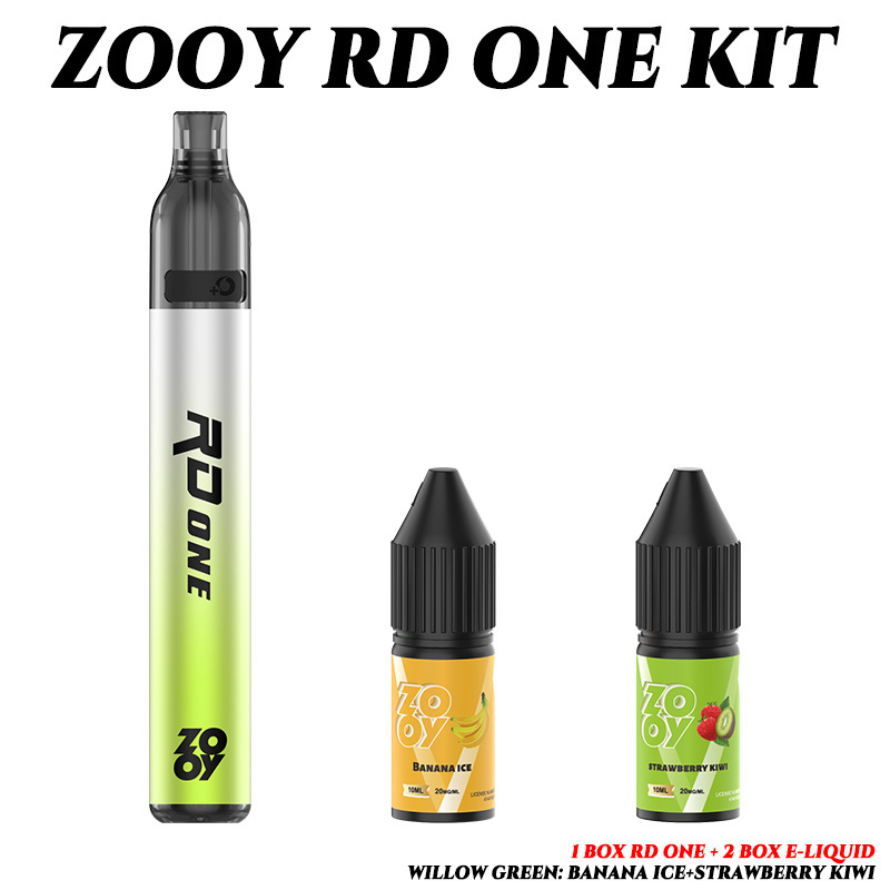 ZOOY RD One Rechargeable Refillable 2ml Pod Kit Replaceable Disposable Vape EU Warehouse Shipping