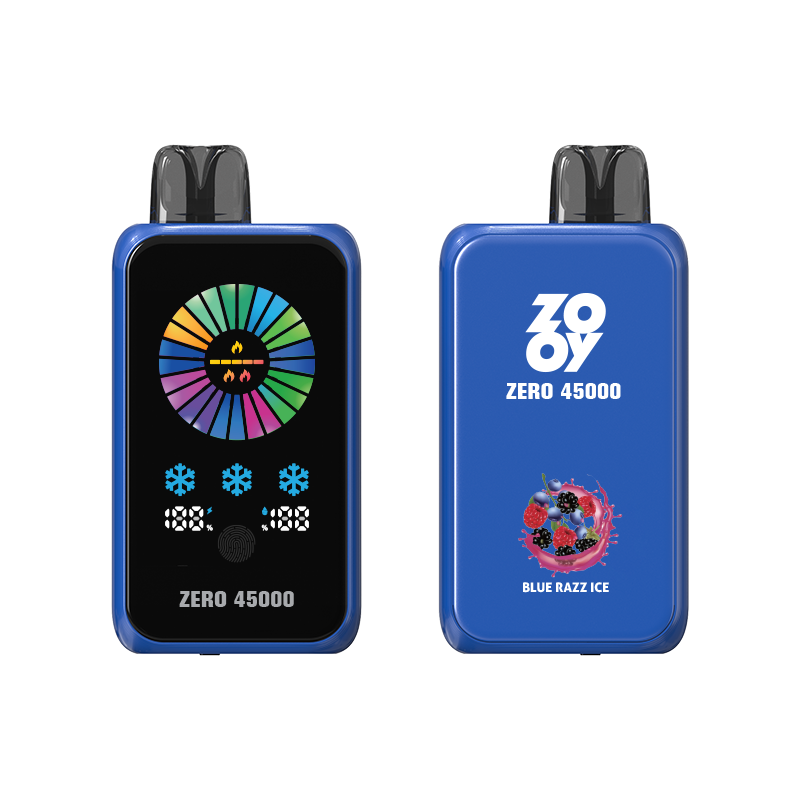 EU Warehouse 3-5 Days Delivery Zooy Zero 45000 Puffs Ice&Nicotine Adjustable Disposable Vape Touch Screen Vaper