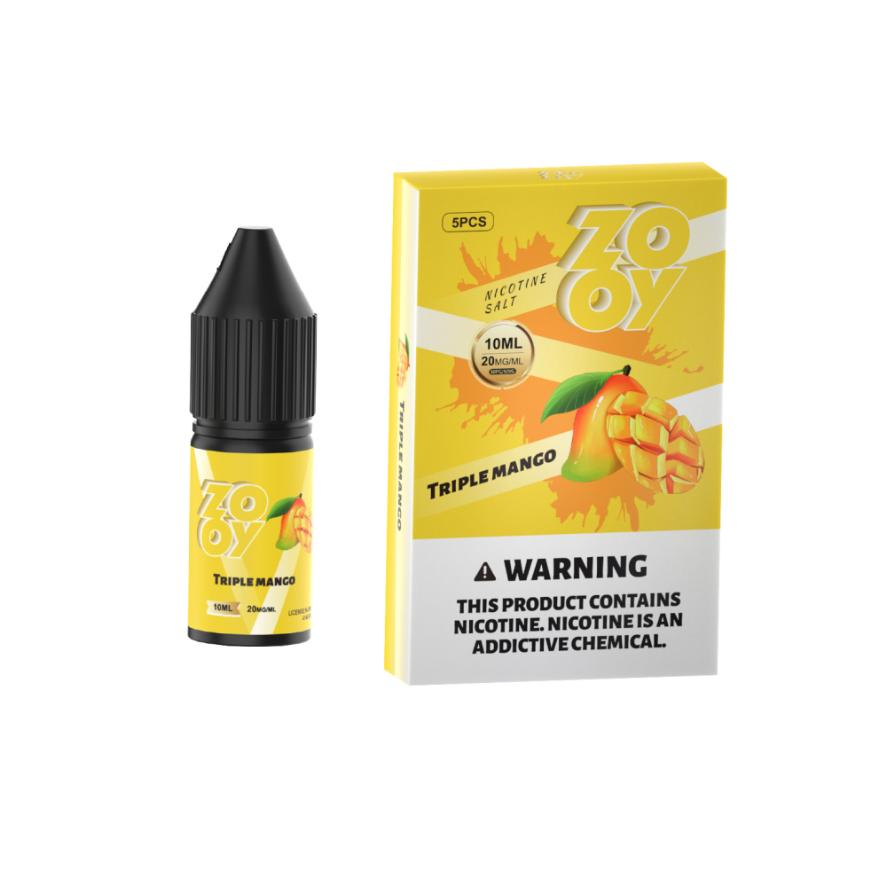 Zooy Vape Oil 10ml 20mg Nic Salt E-liquid for E Cigarette EU Warehouse 3-5 Days Delivery
