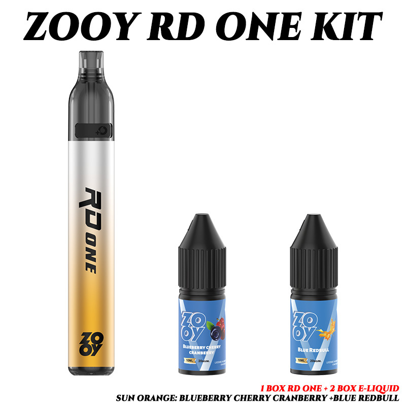 ZOOY RD One Rechargeable Refillable 2ml Pod Kit Replaceable Disposable Vape EU Warehouse Shipping