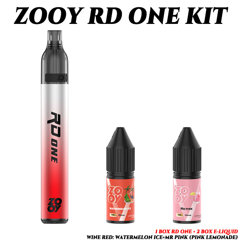 ZOOY RD One Rechargeable Refillable 2ml Pod Kit Replaceable Disposable Vape EU Warehouse Shipping