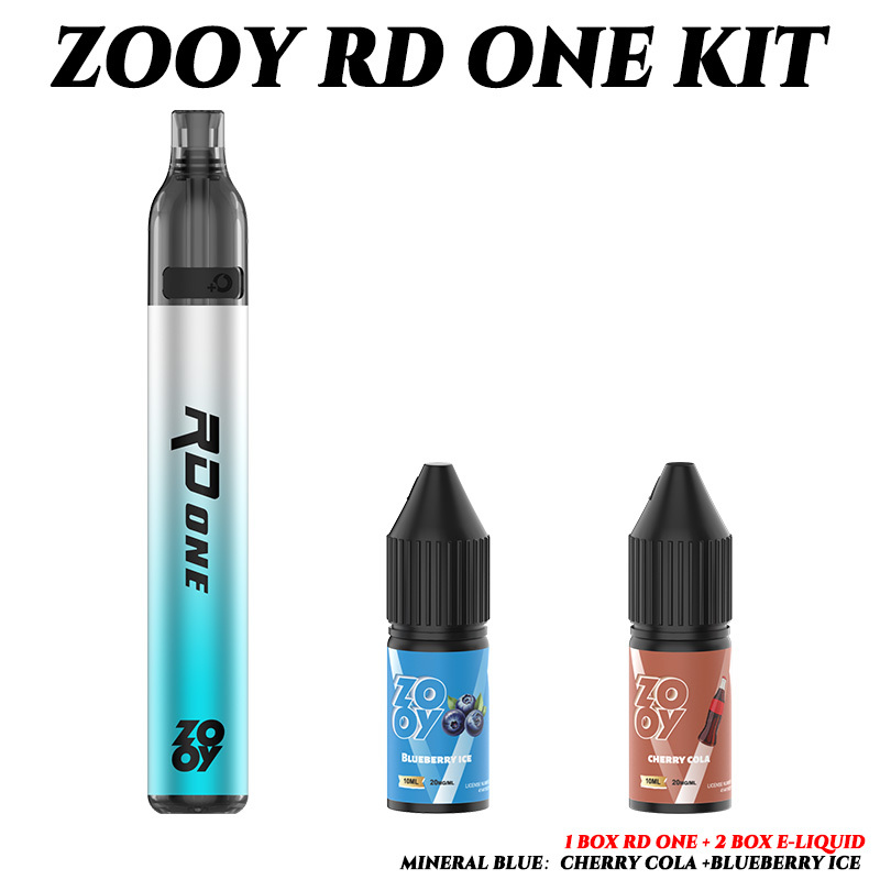 ZOOY RD One Rechargeable Refillable 2ml Pod Kit Replaceable Disposable Vape EU Warehouse Shipping