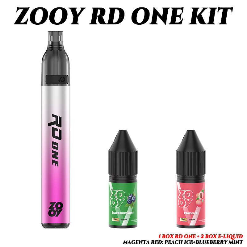 ZOOY RD One Rechargeable Refillable 2ml Pod Kit Replaceable Disposable Vape EU Warehouse Shipping
