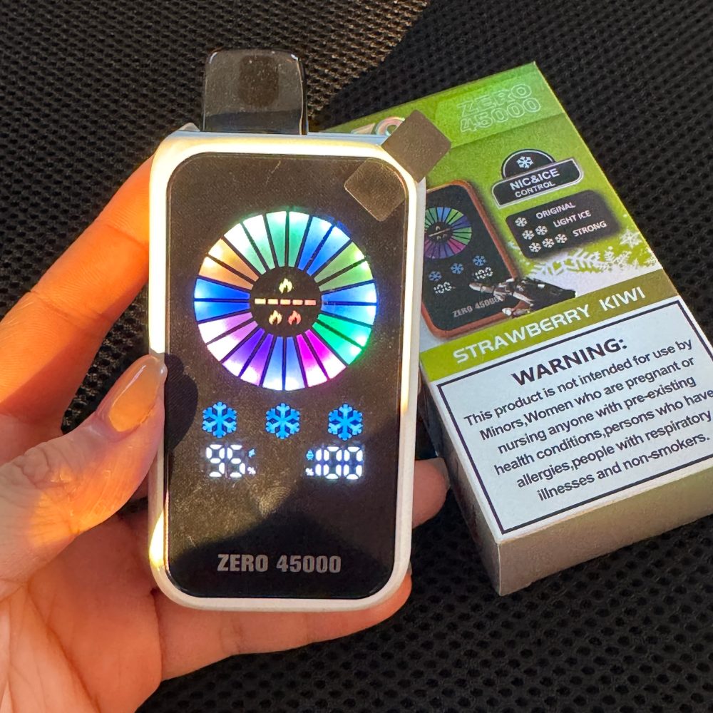 EU Warehouse 3-5 Days Delivery Zooy Zero 45000 Puffs Ice&Nicotine Adjustable Disposable Vape Touch Screen Vaper