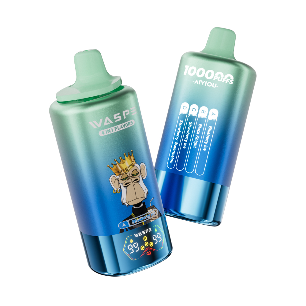 Waspe 100K 60K Puffs Disposable E cigarette 4in1 Vape EU Warehouse Shippig 3-5 Days Arrive