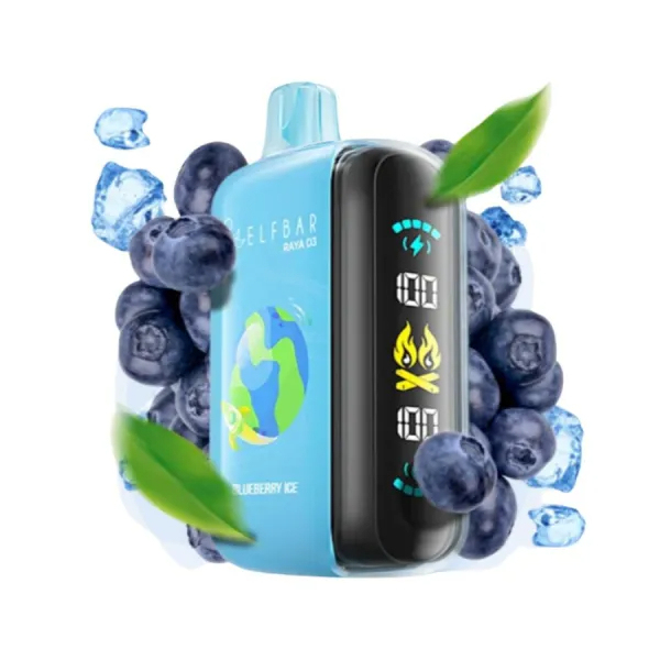 Original Elf Bar 25000 Puffs Disposable Vape Raya D3 Vape 25k Puff 3D Screen Electronic Cigarette