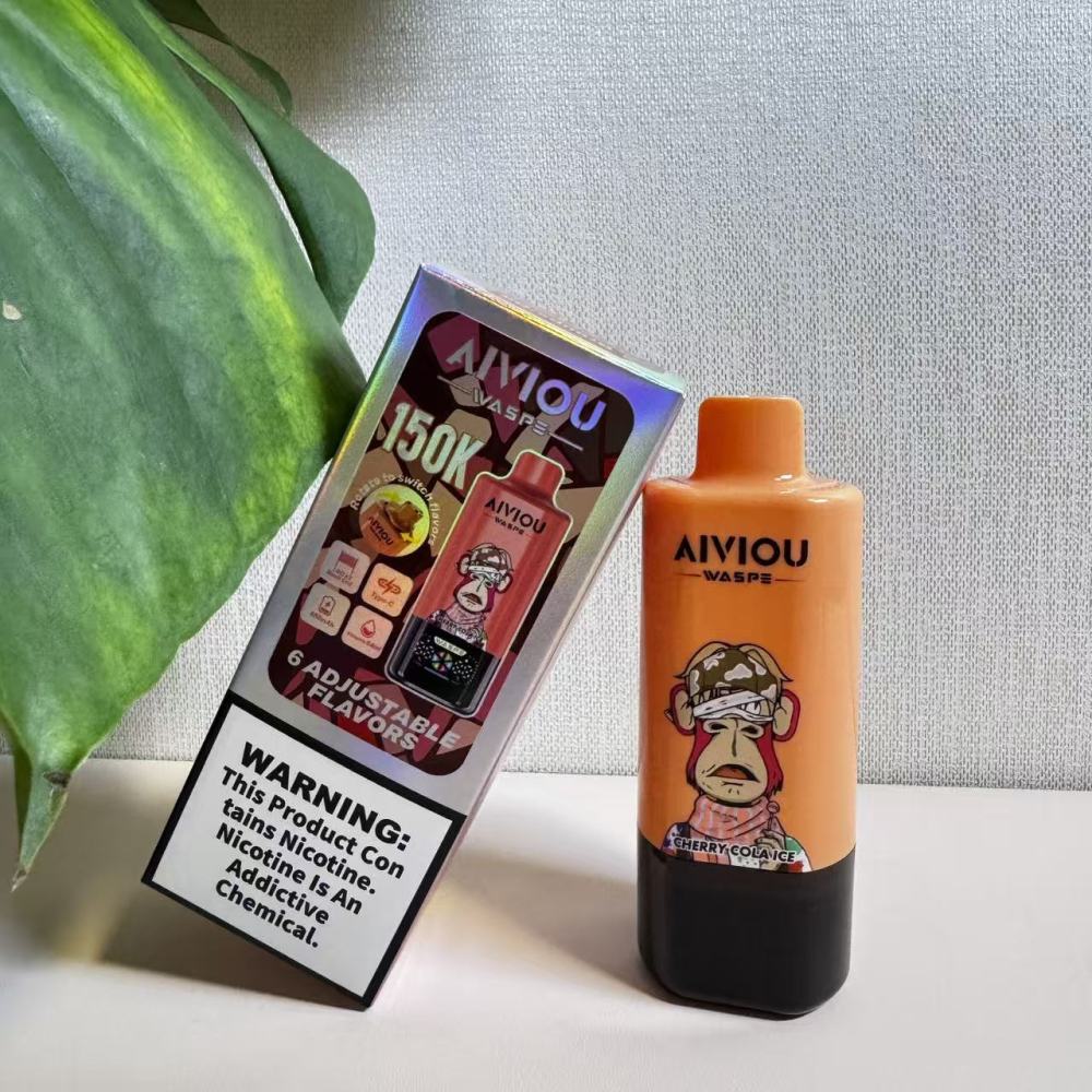 WASPE AIVIOU 150000 Puffs 6in1 Vape Puff 150k Bulk Buy Original Rechargeable Disposable Vapes Wholesale