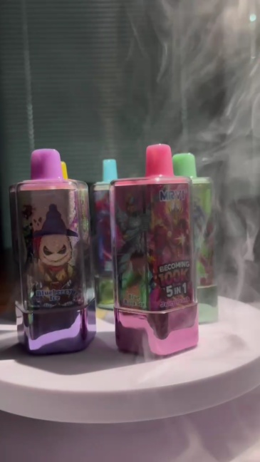100% Mrvi Becoming 100K Puffs Wholesale Vape E Cigarette Disposable Vape EU 5 in 1 Vaper in EU Canada Disposable Vape