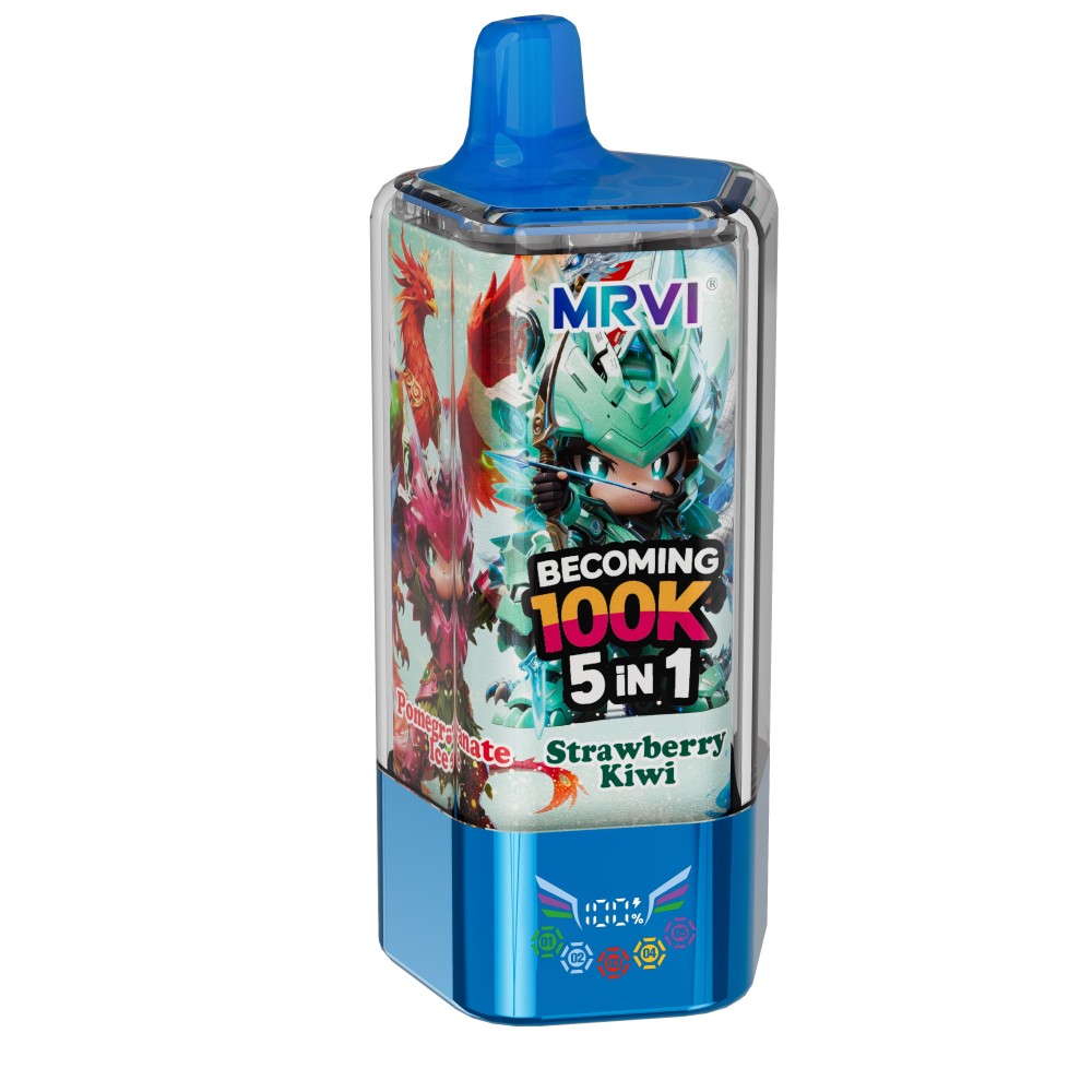 100% Mrvi Becoming 100K Puffs Wholesale Vape E Cigarette Disposable Vape EU 5 in 1 Vaper in EU Canada Disposable Vape