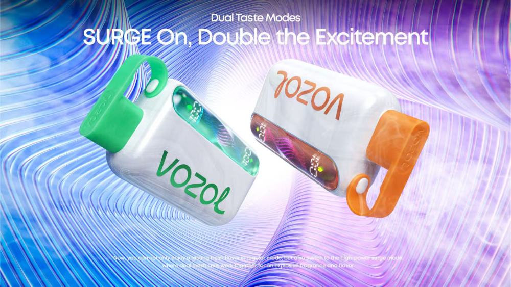 EU Warehouse Vozol Star 40000 Puffs 40K Disposable Vape Wavy Curved Dual Mode 5% Nicotine