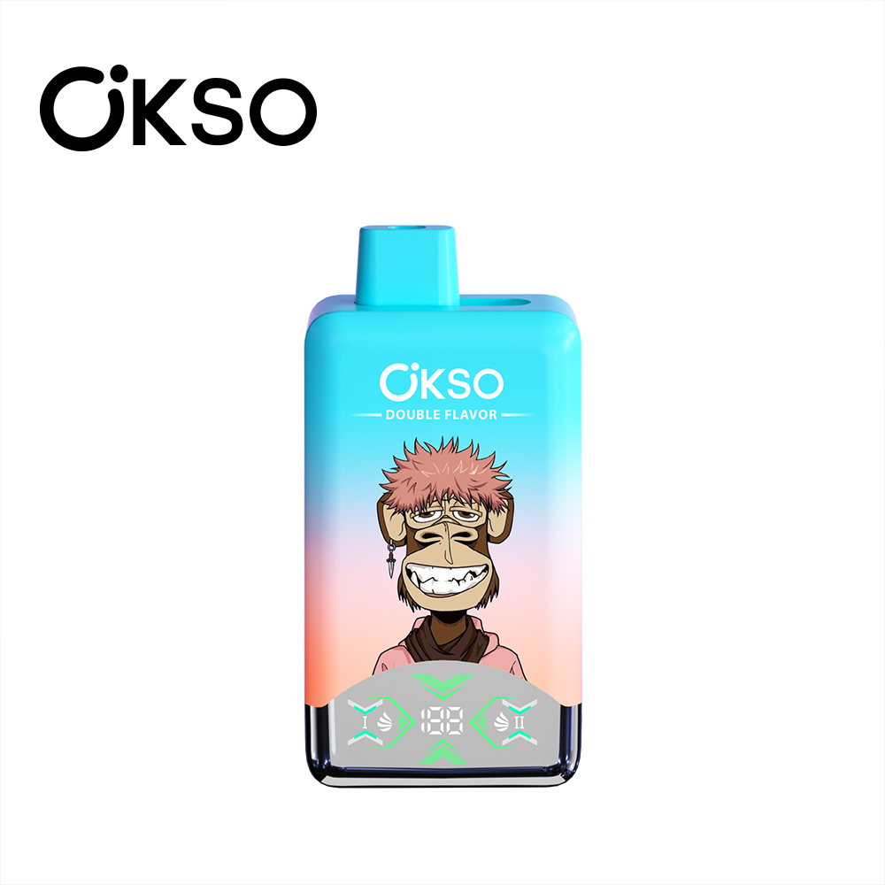 EU Warehouse OKSO 60000 Puffs 60K Dual Flavors  2in1 Best Disposable Vape LED Screen Wholesale E Cigarette