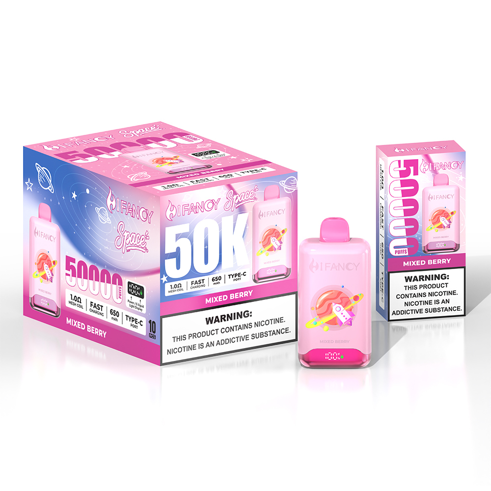Eu Warehouse Shipping Hifancy Space 50000 Puffs Vape Wholesale Bulk Price Electronic Cigarette