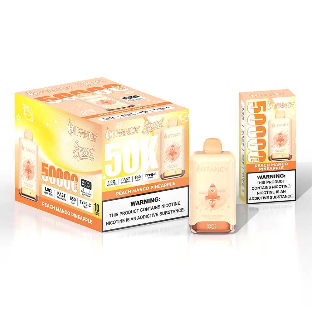Eu Warehouse Shipping Hifancy Space 50000 Puffs Vape Wholesale Bulk Price Electronic Cigarette