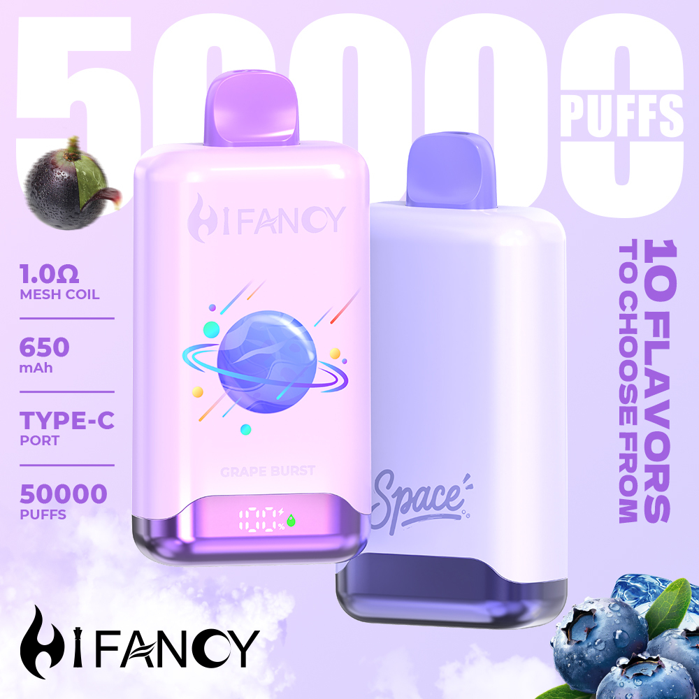 Eu Warehouse Shipping Hifancy Space 50000 Puffs Vape Wholesale Bulk Price Electronic Cigarette
