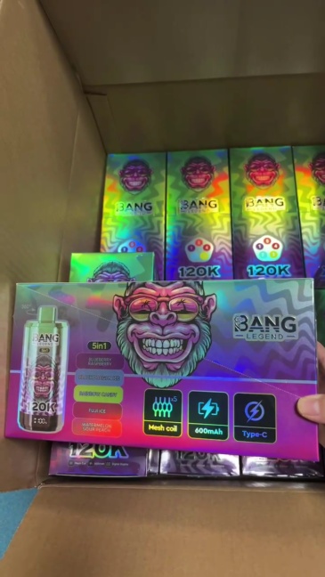 Bang Legend 120000 Puffs 5in1 Vape Rechargeable 120K Puffs Vaping Vape Pod Bang Whoelsaler Bang King Vaper