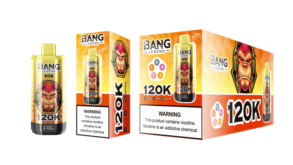 Bang Legend 120000 Puffs 5in1 Vape Rechargeable 120K Puffs Vaping Vape Pod Bang Whoelsaler Bang King Vaper