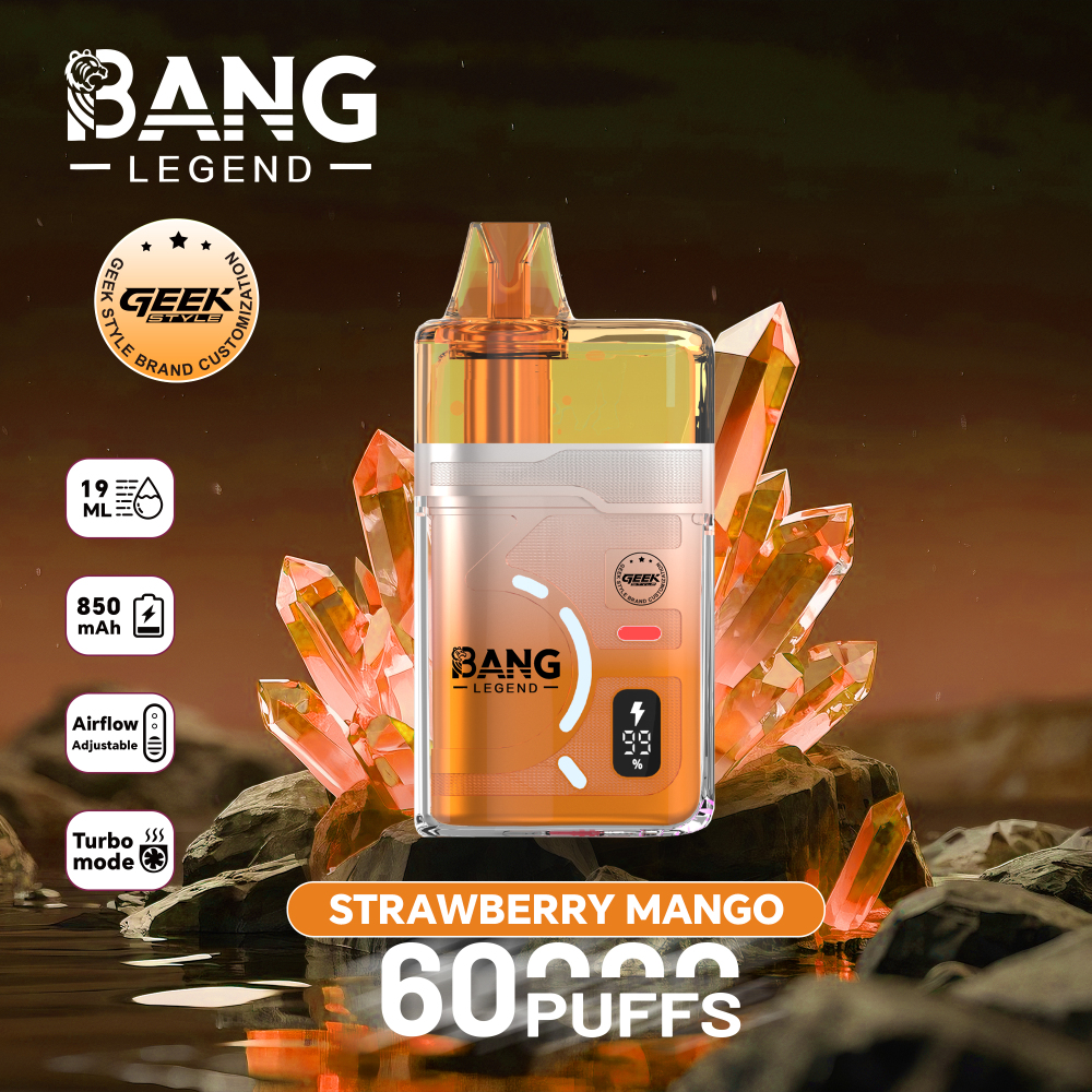 Bang Legend 60000 Puffs Vape 60K Wholesale Disposable Vape Online Store Adjustable Airflow Electronic Cigarette