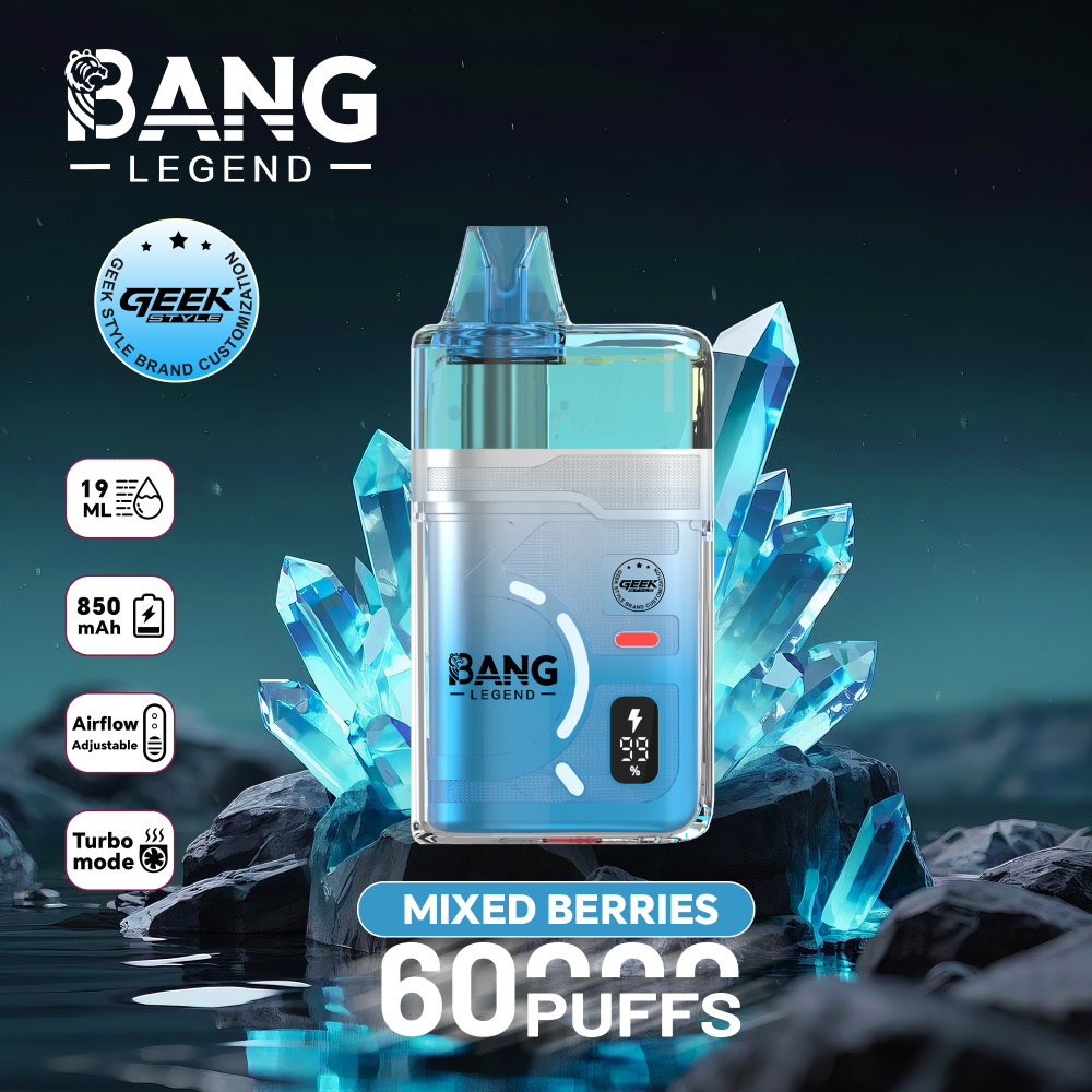 Bang Legend 60000 Puffs Vape 60K Wholesale Disposable Vape Online Store Adjustable Airflow Electronic Cigarette