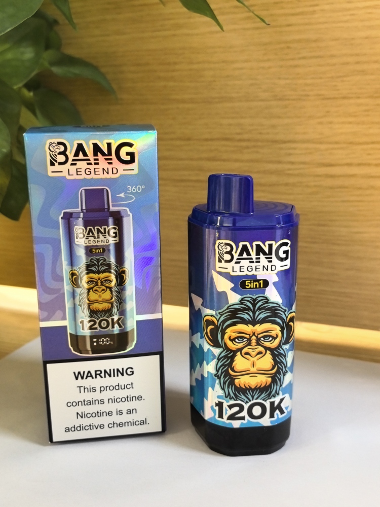 Bang Legend 120000 Puffs 5in1 Vape Rechargeable 120K Puffs Vaping Vape Pod Bang Whoelsaler Bang King Vaper