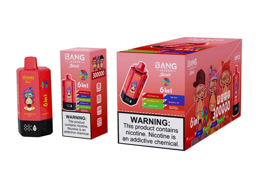Bang Leader Stoll 300K Puffs 300000 6 in 1 Vape Wholesale Disposable Vape Bulk Buy Online Store Ecig