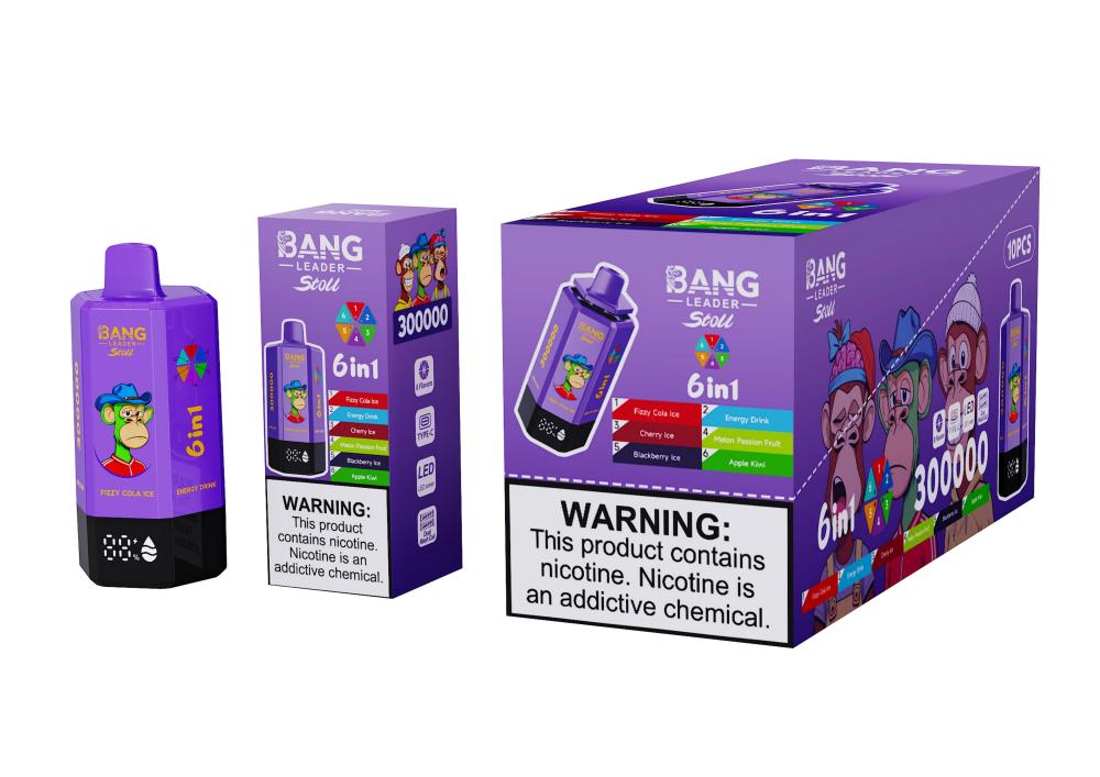 Bang Leader Stoll 300K Puffs 300000 6 in 1 Vape Wholesale Disposable Vape Bulk Buy Online Store Ecig