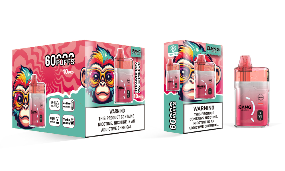 Bang Legend 60000 Puffs Vape 60K Wholesale Disposable Vape Online Store Adjustable Airflow Electronic Cigarette