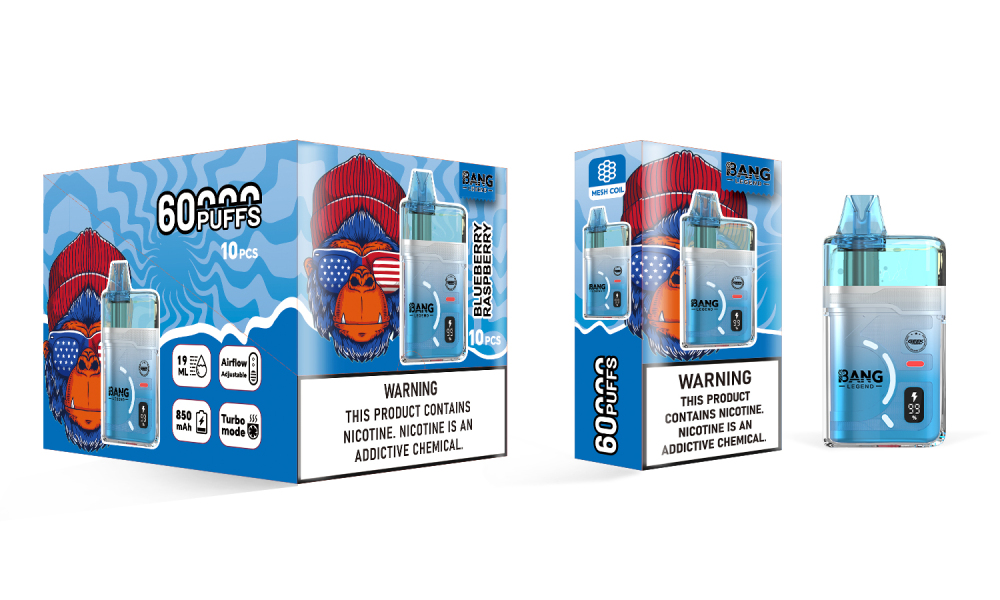 Bang Legend 60000 Puffs Vape 60K Wholesale Disposable Vape Online Store Adjustable Airflow Electronic Cigarette
