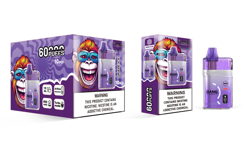 Bang Legend 60000 Puffs Vape 60K Wholesale Disposable Vape Online Store Adjustable Airflow Electronic Cigarette