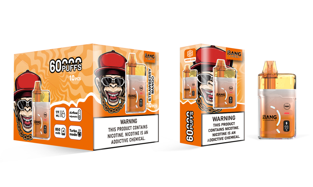Bang Legend 60000 Puffs Vape 60K Wholesale Disposable Vape Online Store Adjustable Airflow Electronic Cigarette