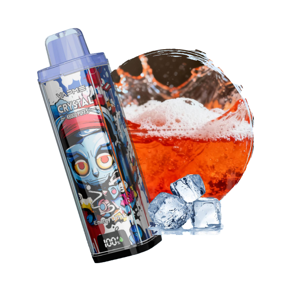 Vapme Crystal Vape 7K 48K with Display Electronic Cigarettes Wholesale Disposable Vape EU Puff 48000