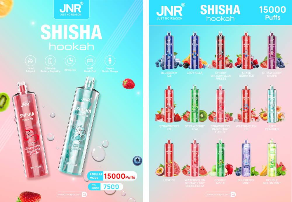 EU Warehouse Jnr Puff Bar Shisha 22000 Puffs Disposable Vape Bulk Wholesale Fast Shipping