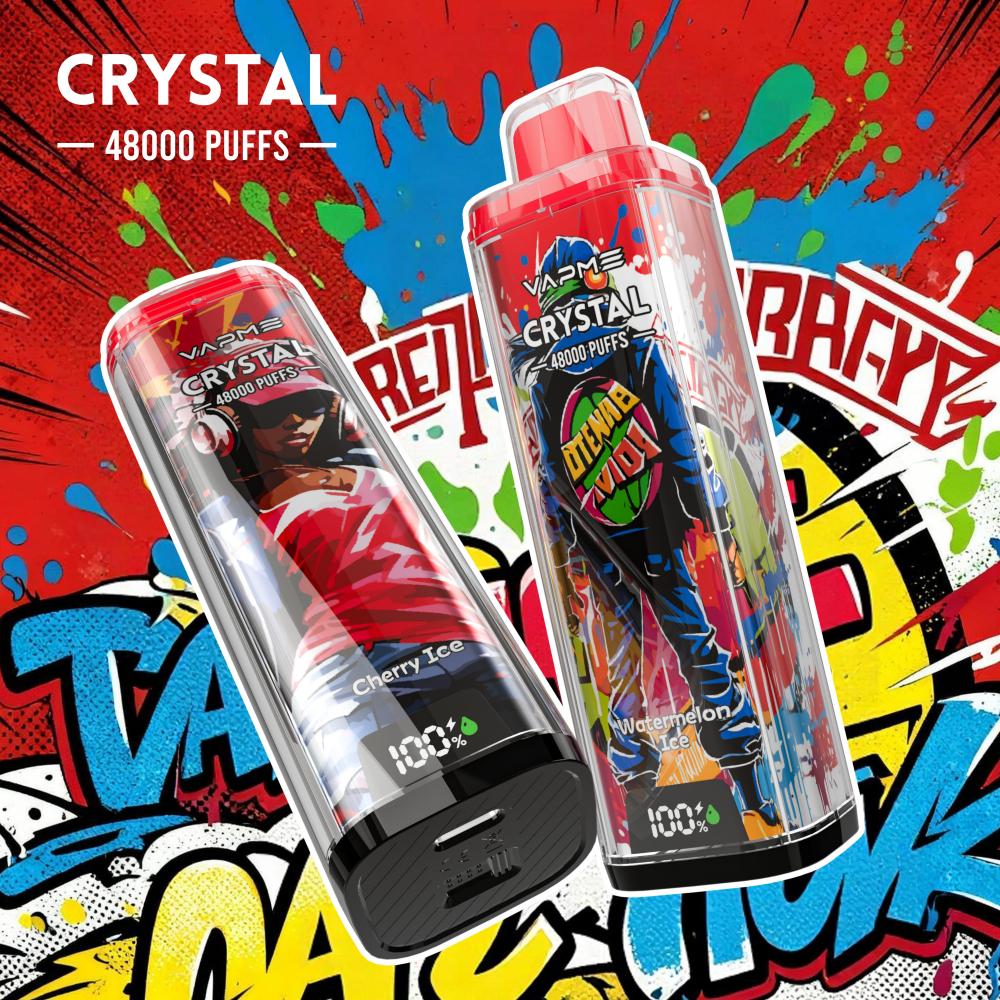 Vapme Crystal Vape 7K 48K with Display Electronic Cigarettes Wholesale Disposable Vape EU Puff 48000