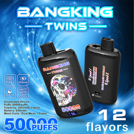 BangKing Twins 50K Wholesale Disposable Vape EU Warehouse 3-5 dfays Delivery