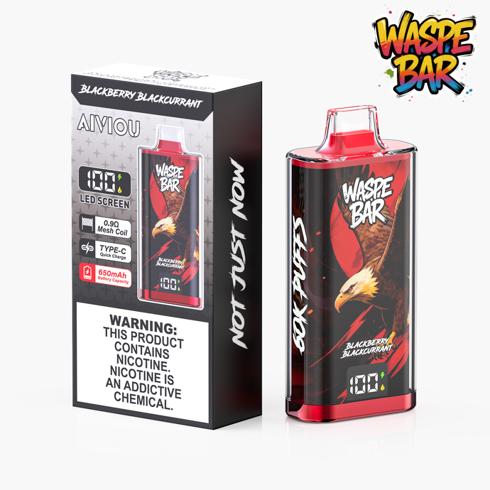Buy Waspe Bar 60K Puffs Vape | Huge Capacity Disposable Vape 2026 | European Warehouse Fast Shipping