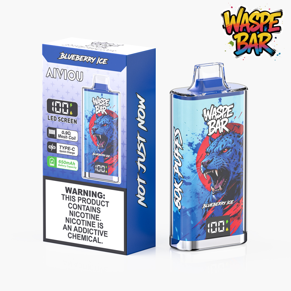 Buy Waspe Bar 60K Puffs Vape | Huge Capacity Disposable Vape 2026 | European Warehouse Fast Shipping