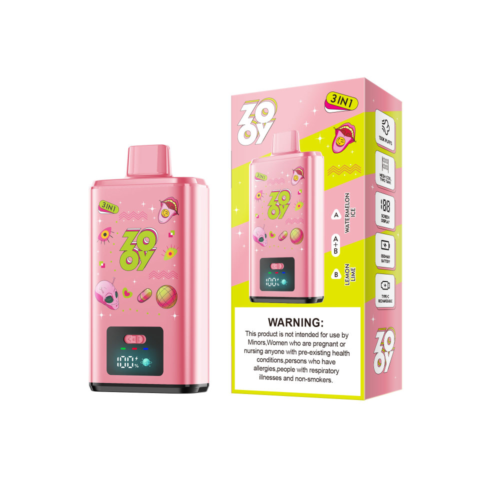 Zooy 150k puffs 3in1 Vape Triple Flavor Germany Poland Spain Warehouse Wholesale Price EU Fast Shipping