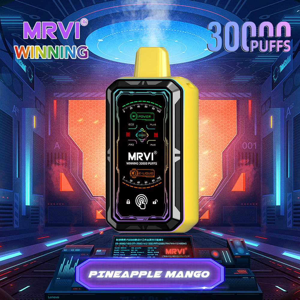 EU Best Selling Mrvi Winning 30000 Puffs Wholesale E Cigarette 4 Heating mode Childproof vape
